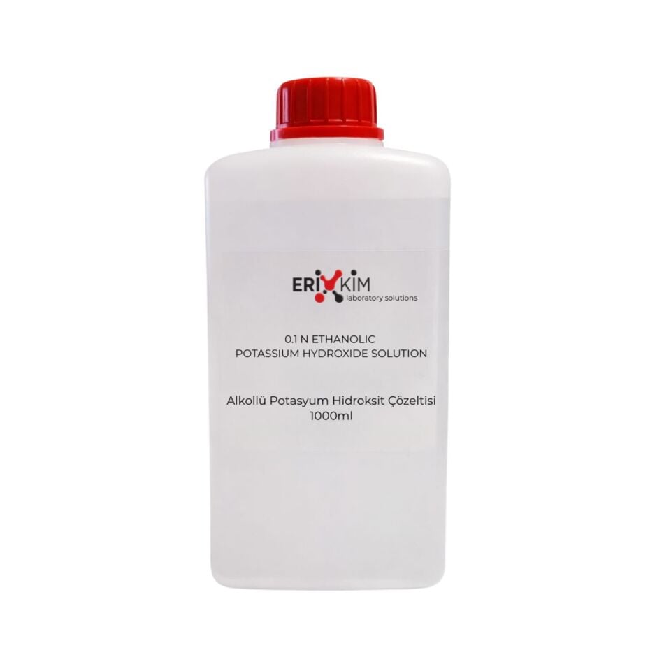 Alkollü Potasyum Hidroksit Çözeltisi 0.1N (KOH) 1 Lt – Alcoholic Potassium Hydroxide Solution 0.1N