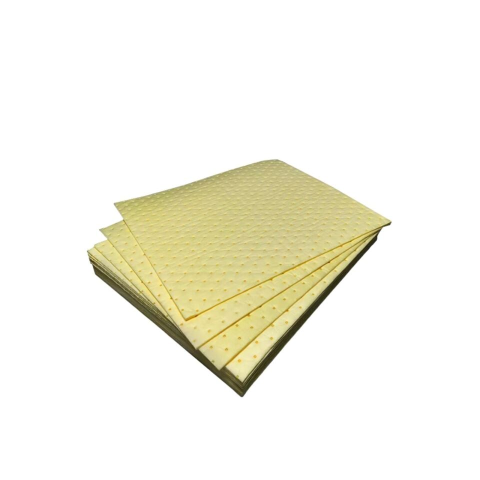 Kimyasal Emici Ped Sarı 40X50 cm – Döküntü Emici 100 Adet