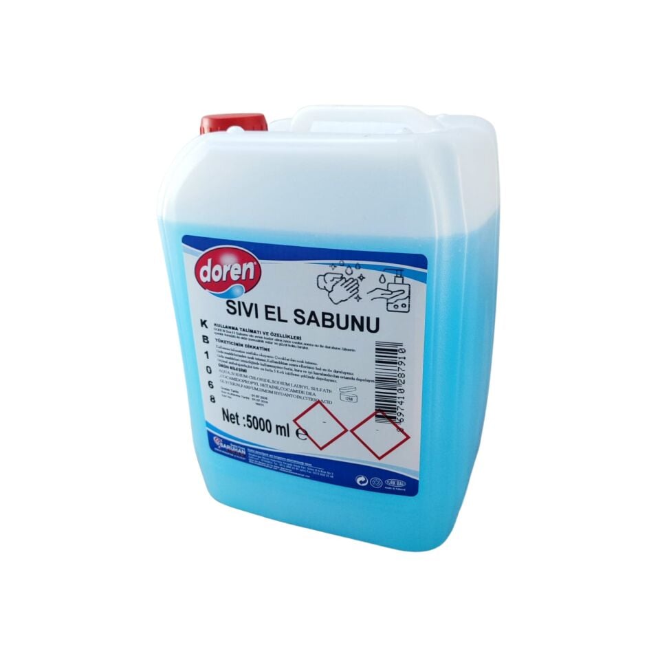 Sıvı El Sabunu 5 L  Ekonomik Büyük Boy El Sabunu